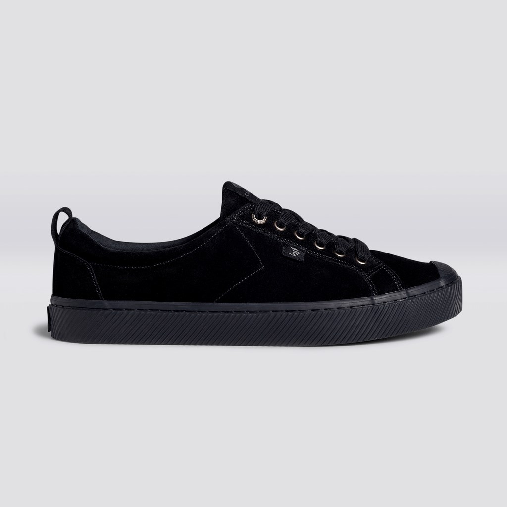 OCA LOW Cariuma Low Top Daim Noir Homme | EWN-4344416